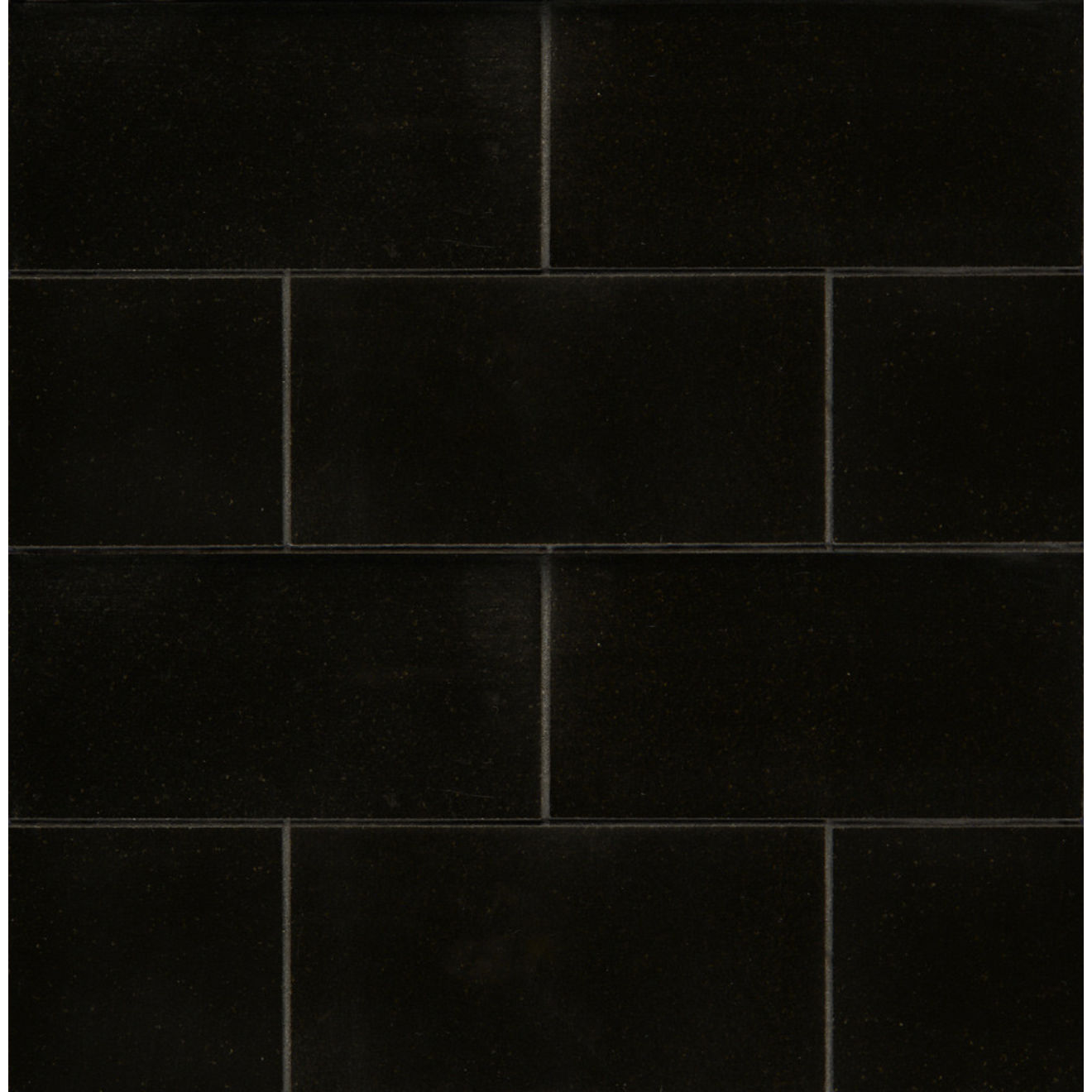 Absolute Black 3" x 6" Honed Granite Tile