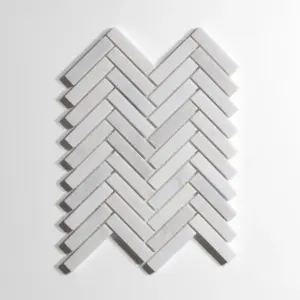 Glacier White Herringbone