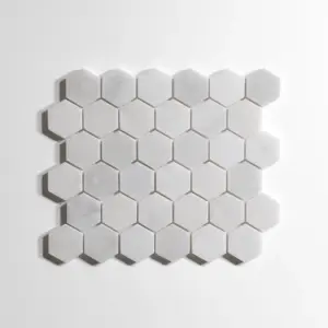 Glacier White Hexagon