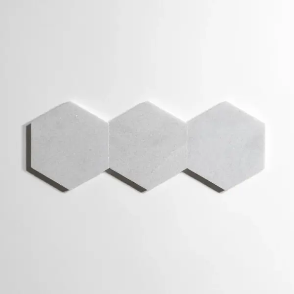 Glacier White 5" Hexagon - Image 2