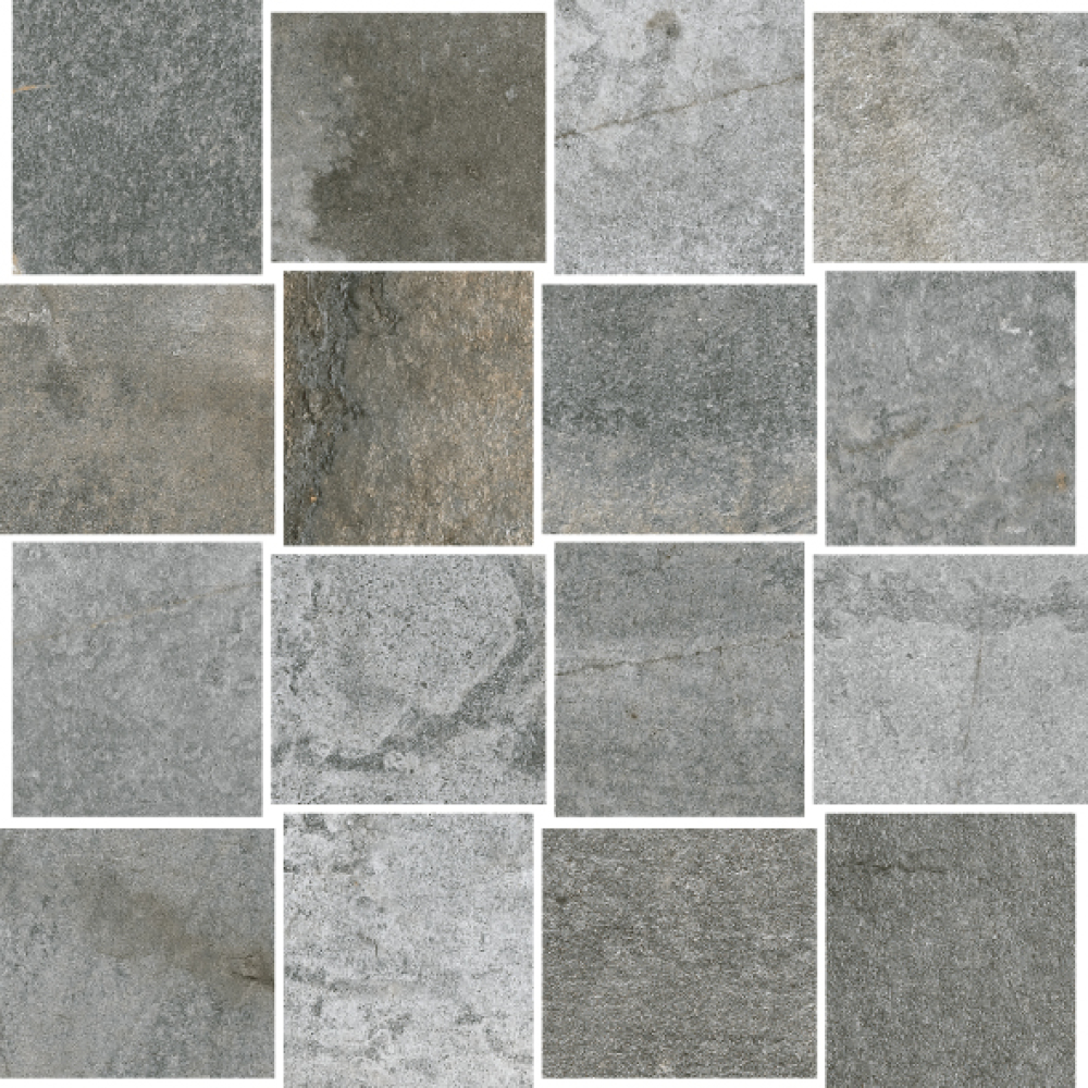 Hcl Climb 5 - Gray Mosaico 12 X 12