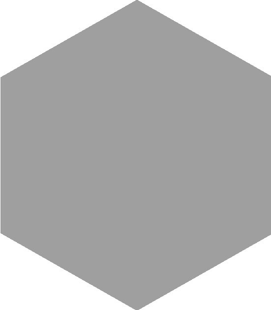 Block Hexagon Acero Matte 5X6