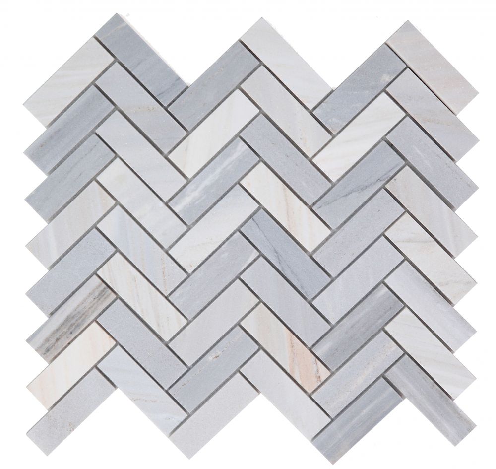 Herringbone Italian Blue 11 X 12.5