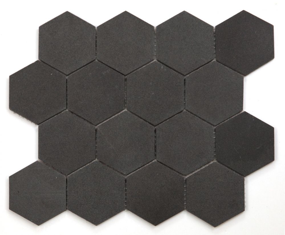 Hexagon Basalt 3 X 3 10.25 X 11.75
