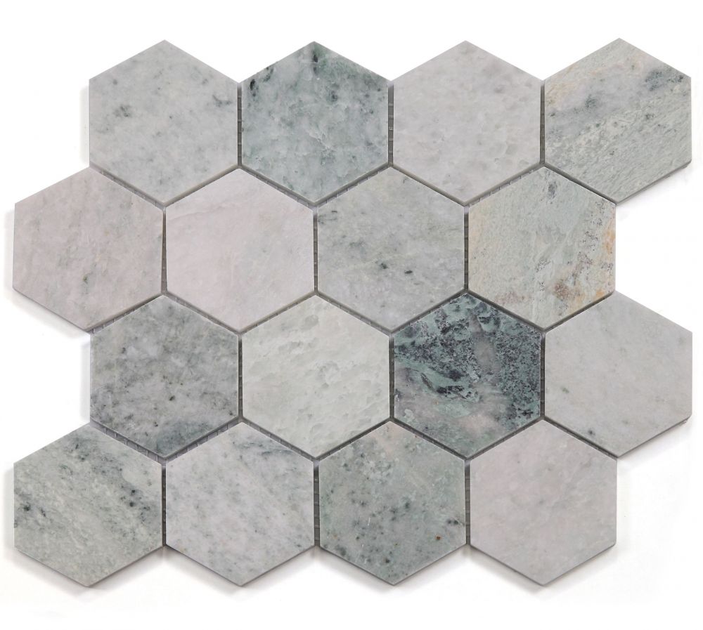 Hexagon Green 3 X 3 10.25 X 11.75