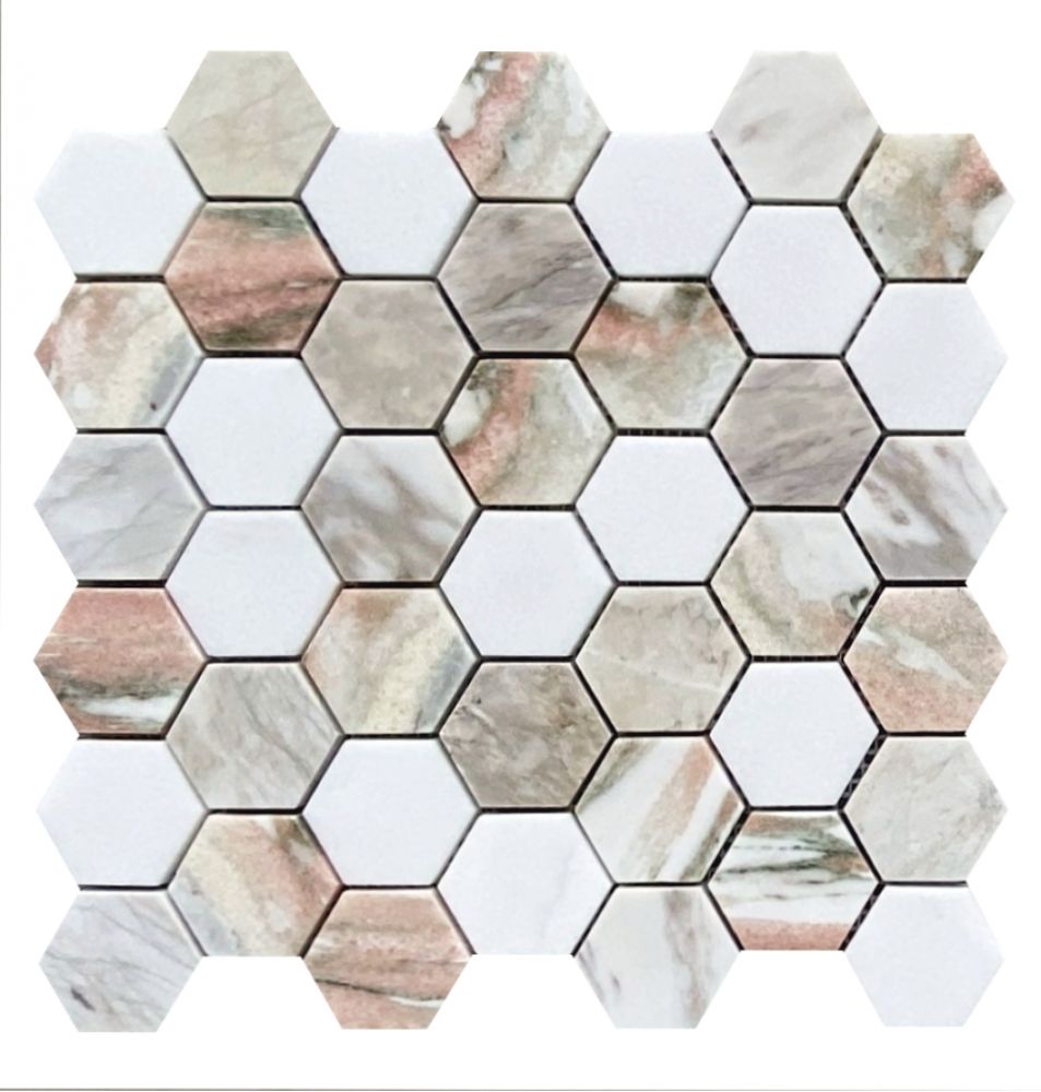Hexagon Rose 2 X 2 11.75 X 12