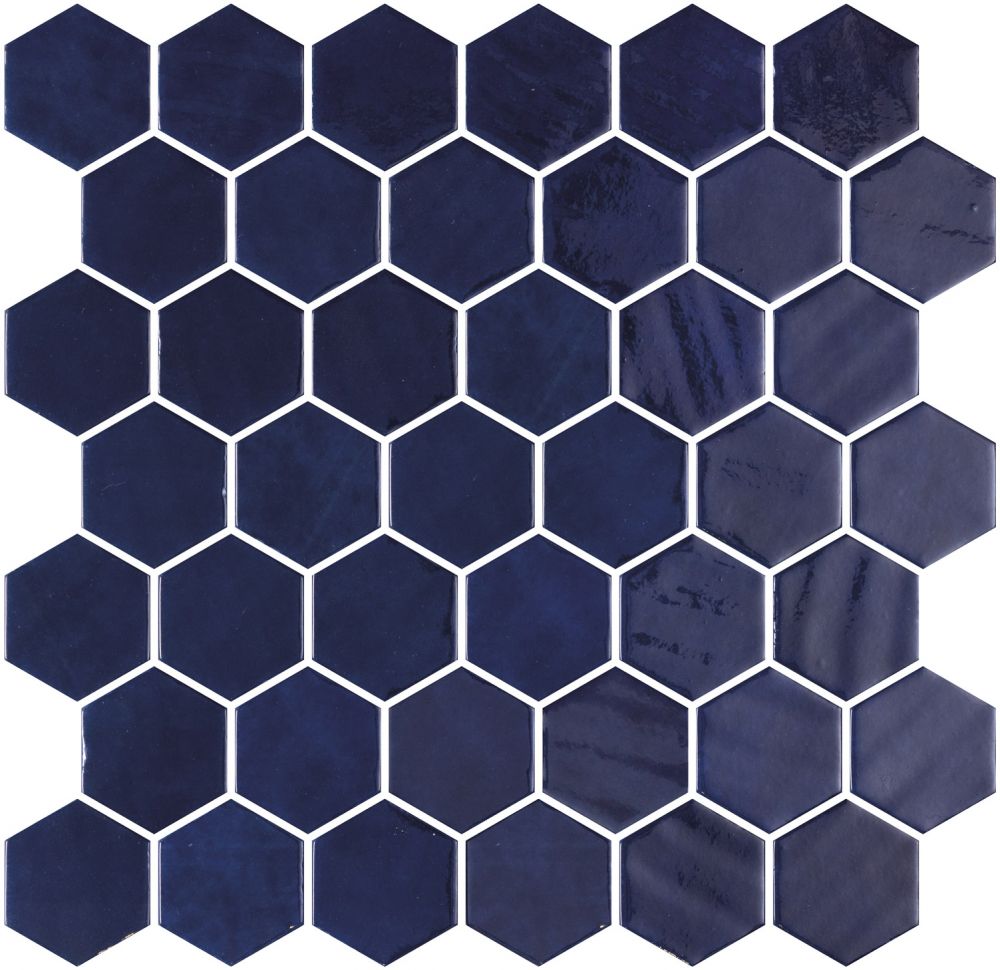 Hexagon Zelik Xl Blue 11.25 X 11.25
