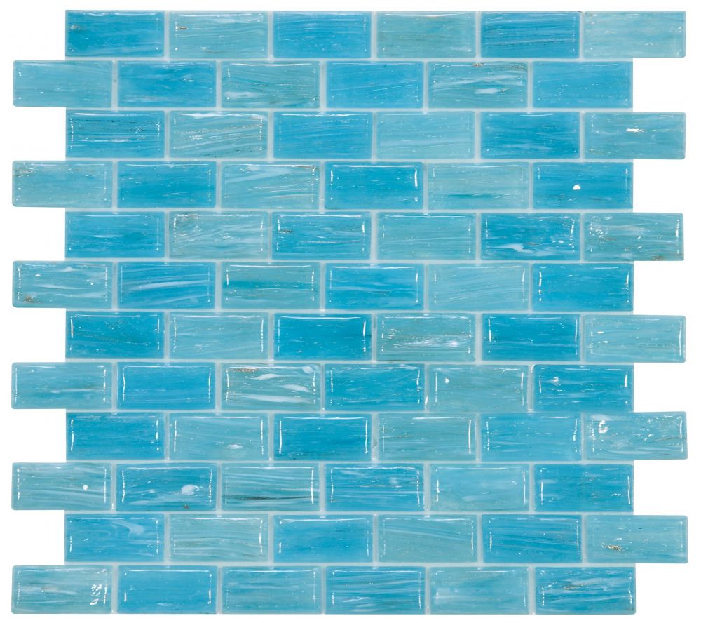 Hot Clear Blue 11.5 X 11.75