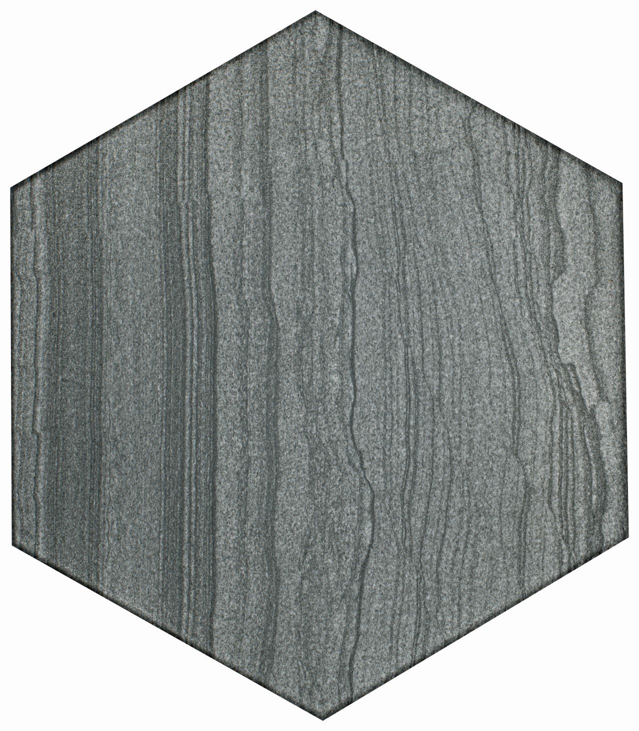 Legend Graphite 8X9 Hexagon