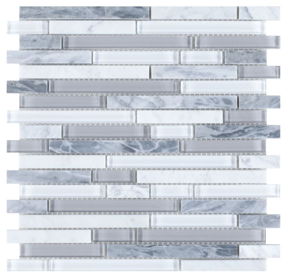 Linear Montage Grey 11.75 X 12