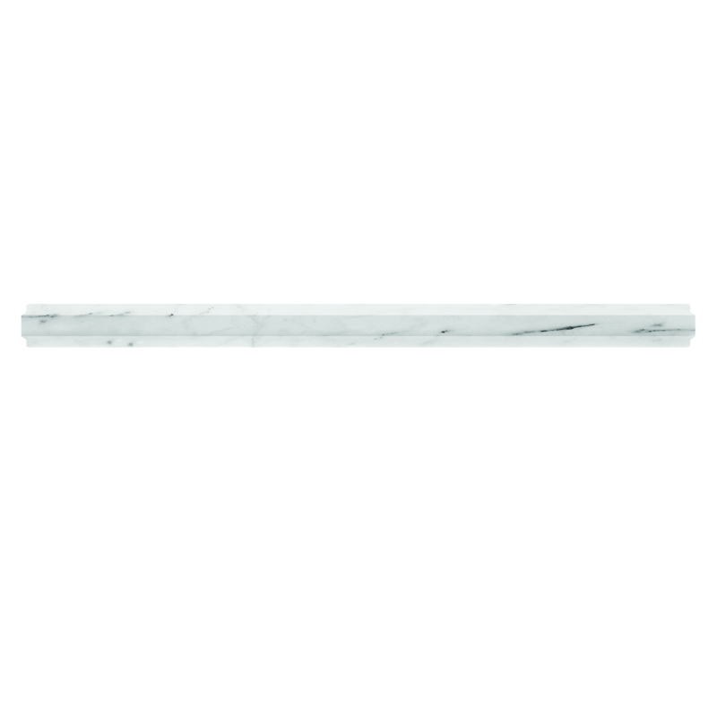 Carrara Metro Pencil Honed 0.8 X 12