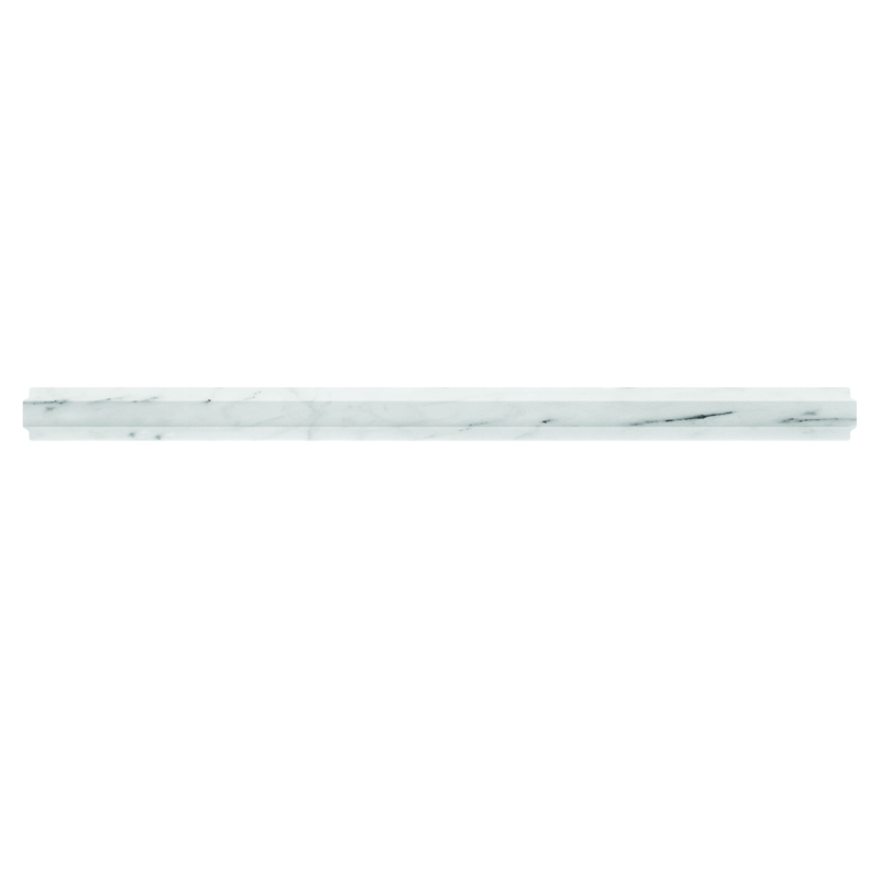 Carrara Metro Pencil Polished 0.8 X 12