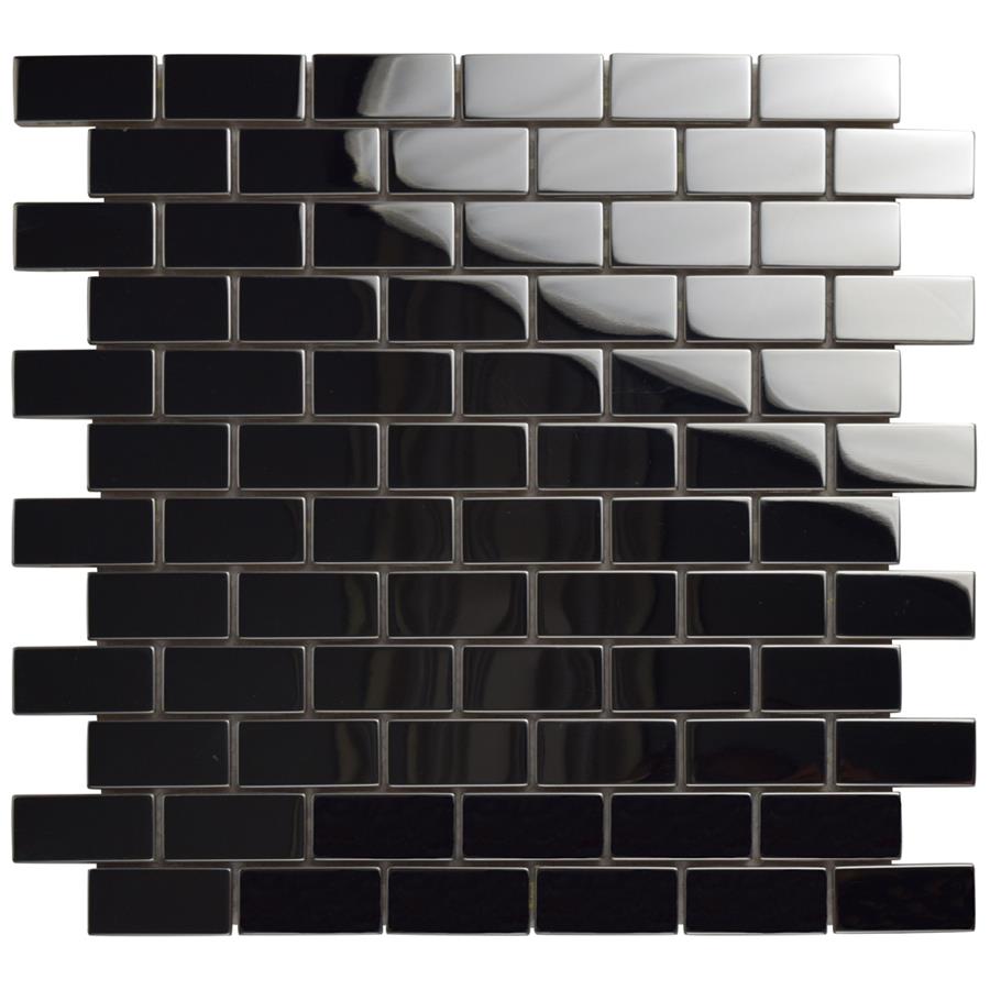 Meta Stndrd Sbwy Mrror 11-3/4"x11-3/4" Stainless St/Cer Mos