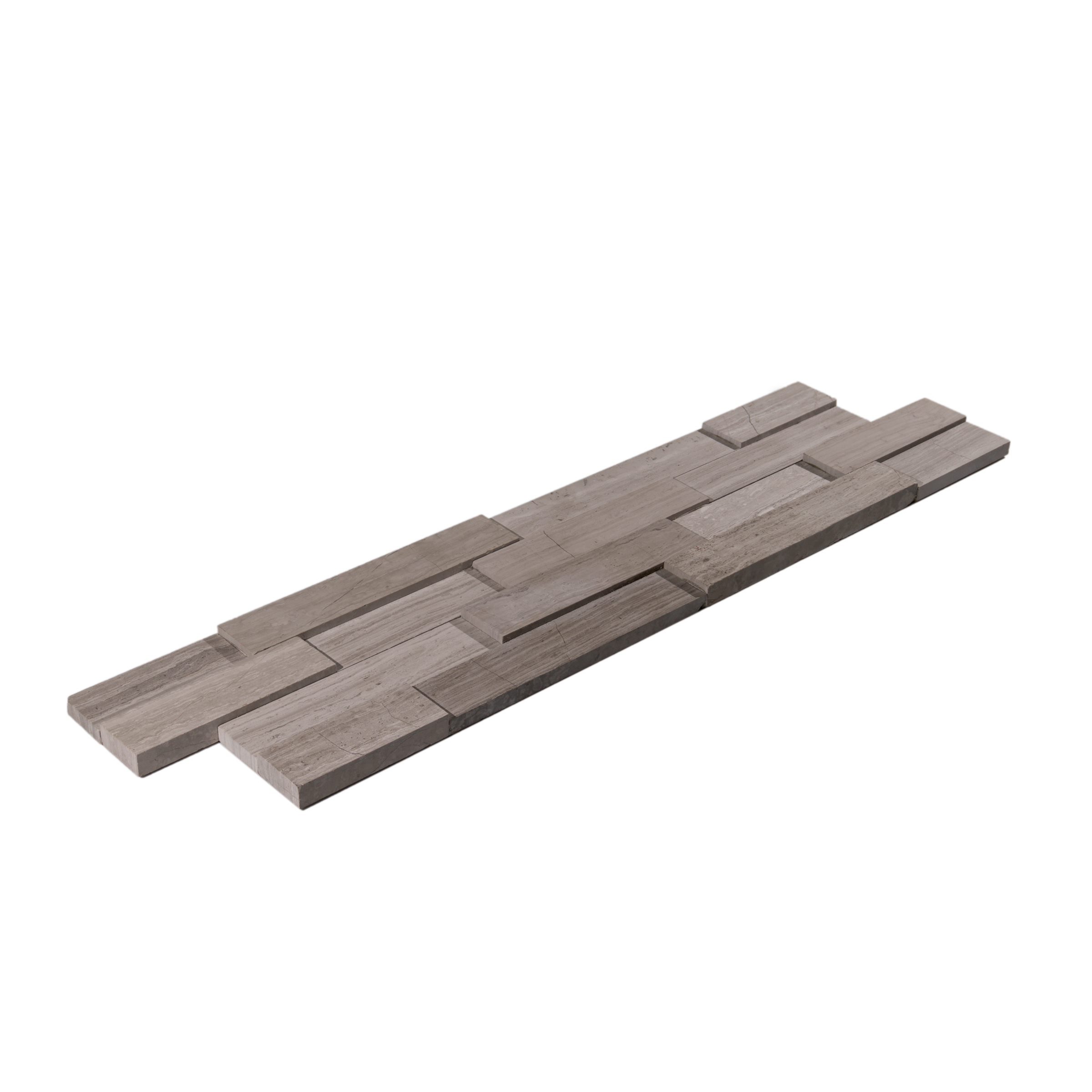 Ashen Grey 6" x 24" Honed Marble Ledger