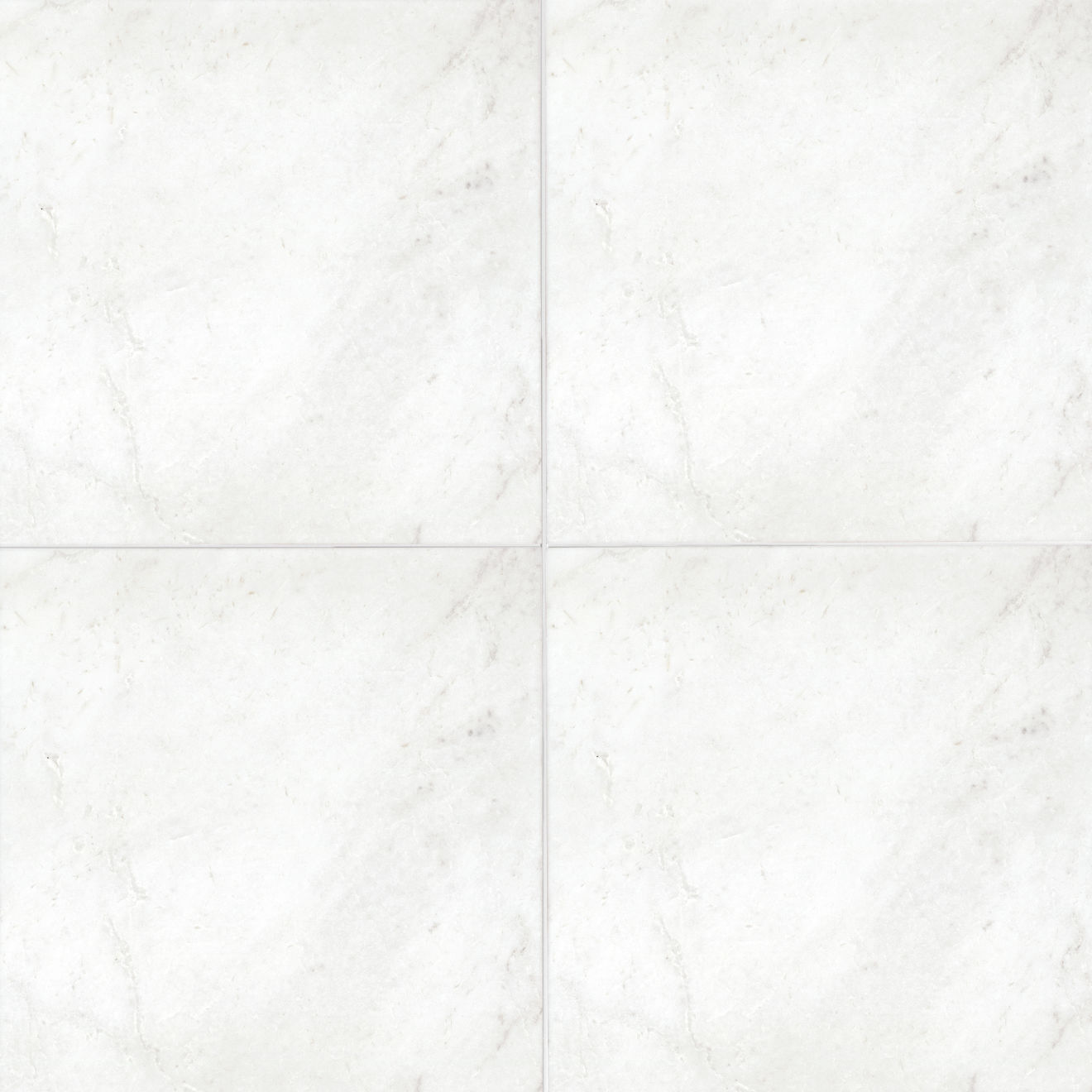 Glorious White 18" x 18" Floor & Wall Tile