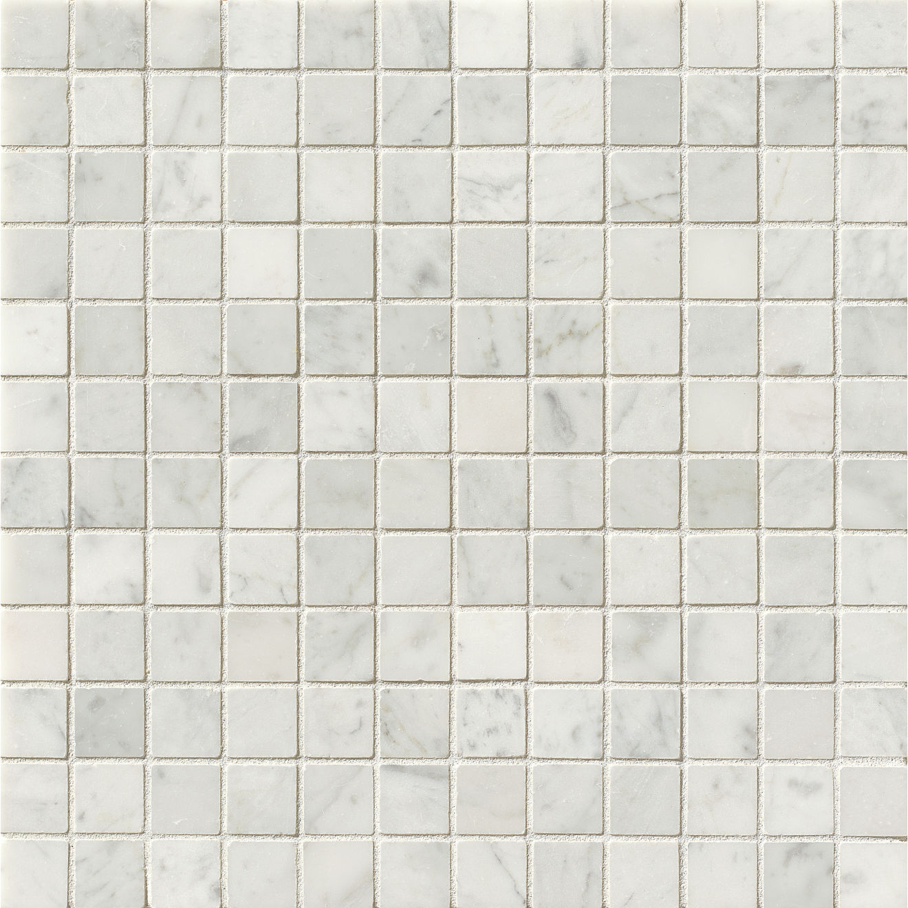 White Carrara 1" x 1" Floor & Wall Mosaic