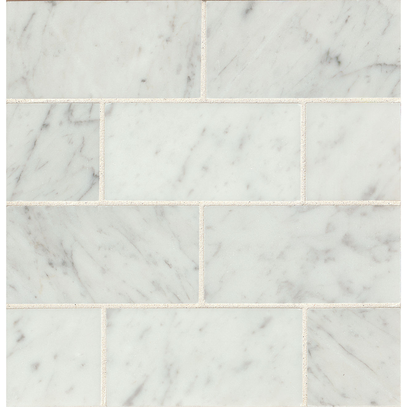 White Carrara 3" x 6" Floor & Wall Tile