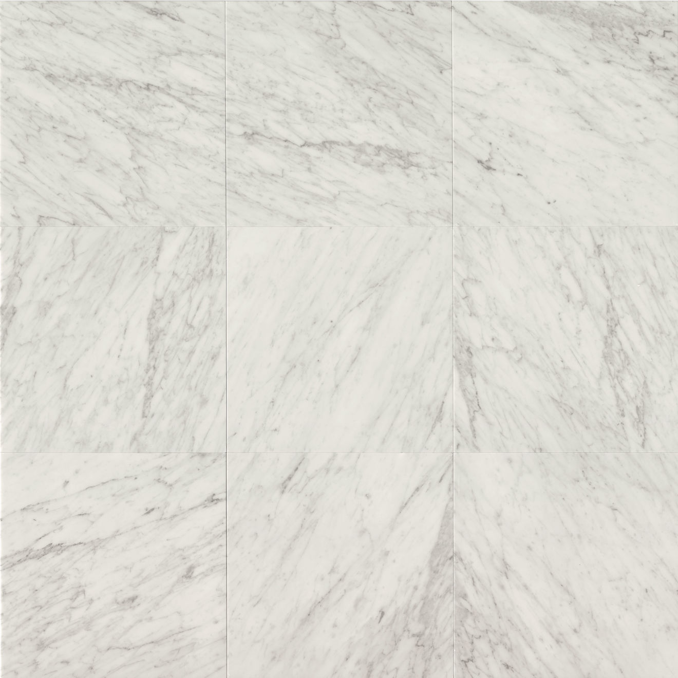 White Carrara 18" x 18" Floor & Wall Tile