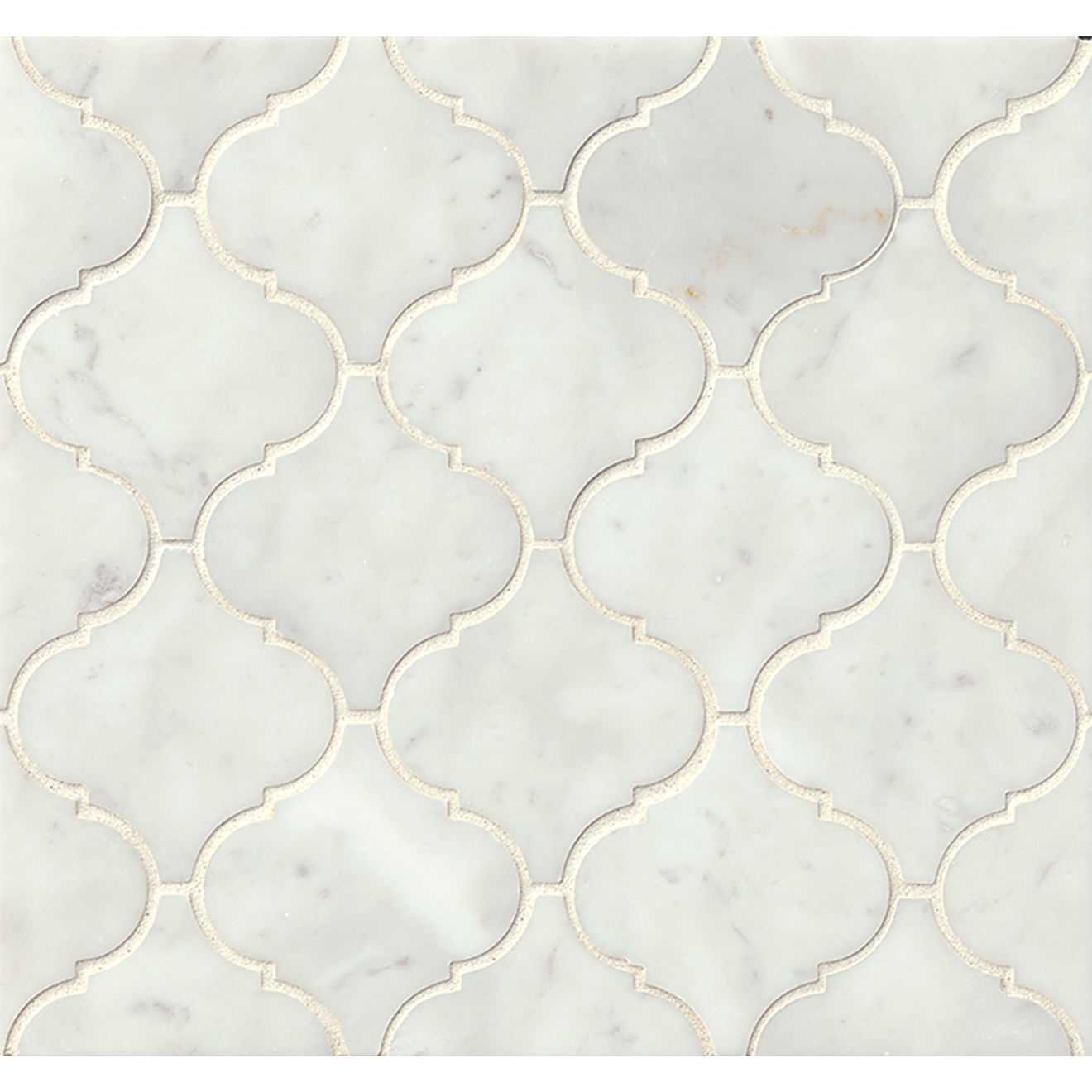 White Carrara Floor & Wall Mosaic