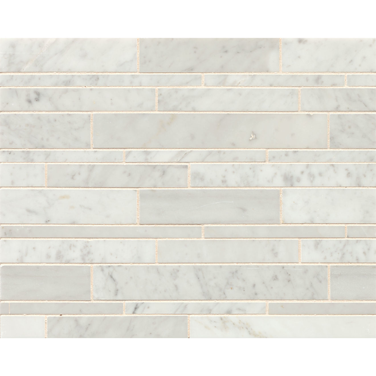 White Carrara Floor & Wall Mosaic