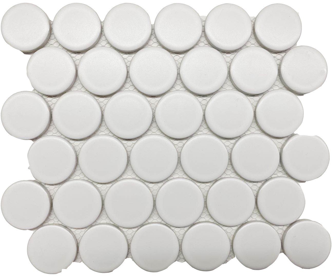 Mg 2" White Dots Mosaic