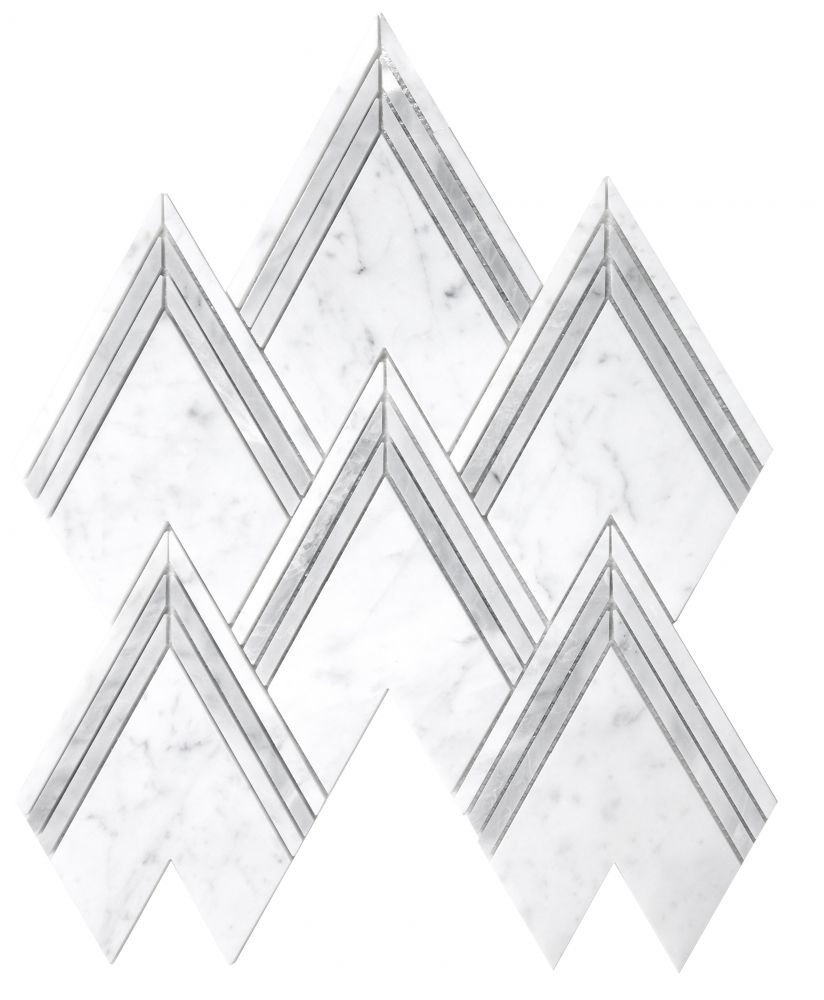 Mountain Peak Carrara 12.5 X 12.5