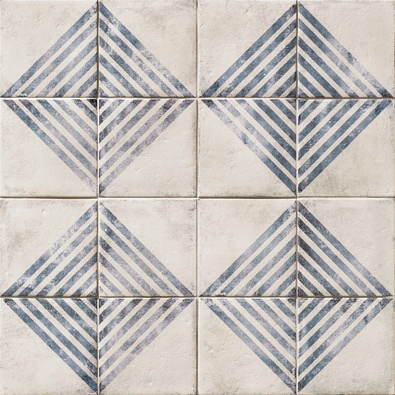 Vivace 9" x 9" Decorative Tile in Roads Atlantic