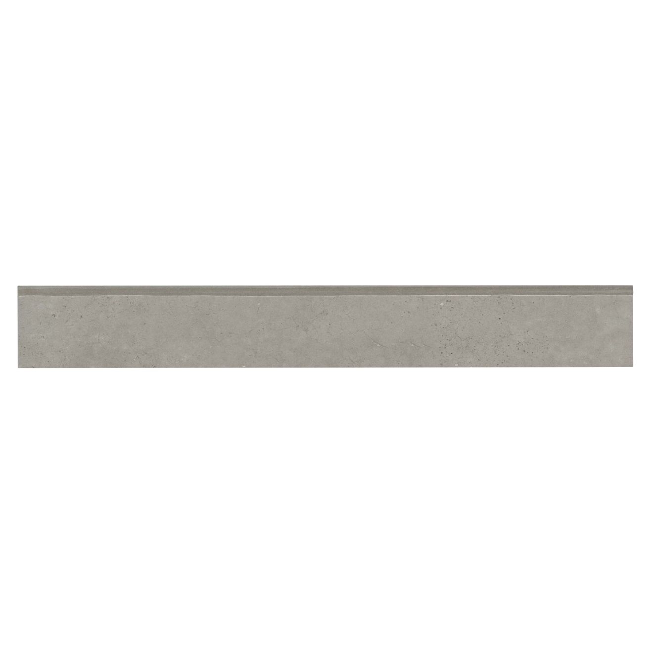 Materika 3" x 24" Matte Porcelain Bullnose Trim in Greige