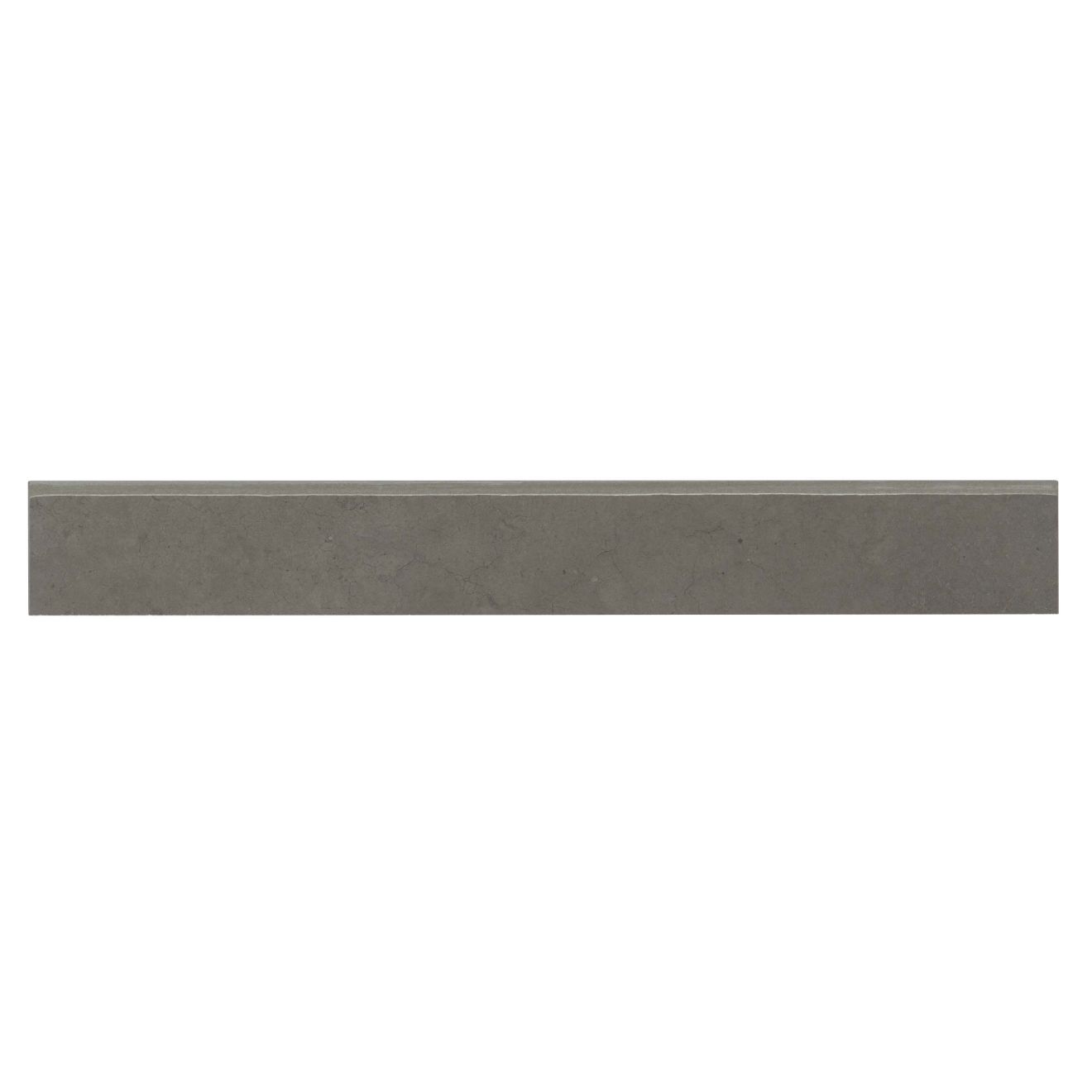 Materika 3" x 24" Matte Porcelain Bullnose Trim in Mud