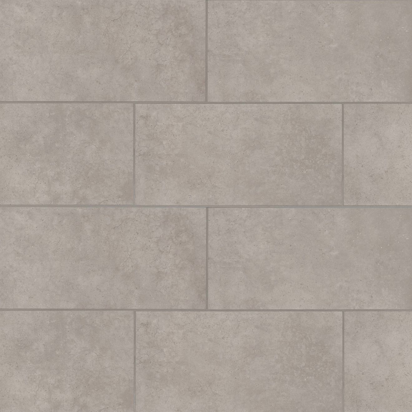 Materika 12" x 24" Matte Porcelain Floor and Wall Tile in Silver