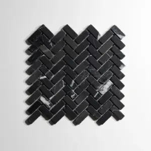Nero St. Gabriel Tumbled Mini Herringbone