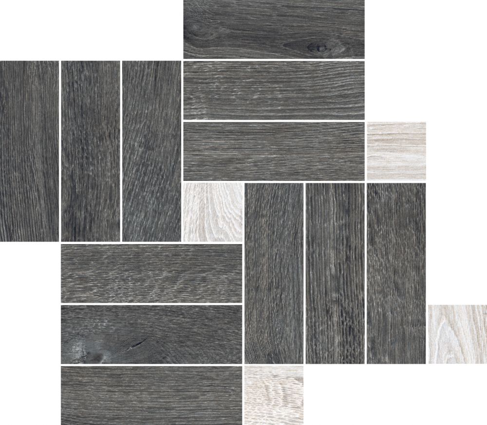 Ob08 Black Mosaic 14 X 16