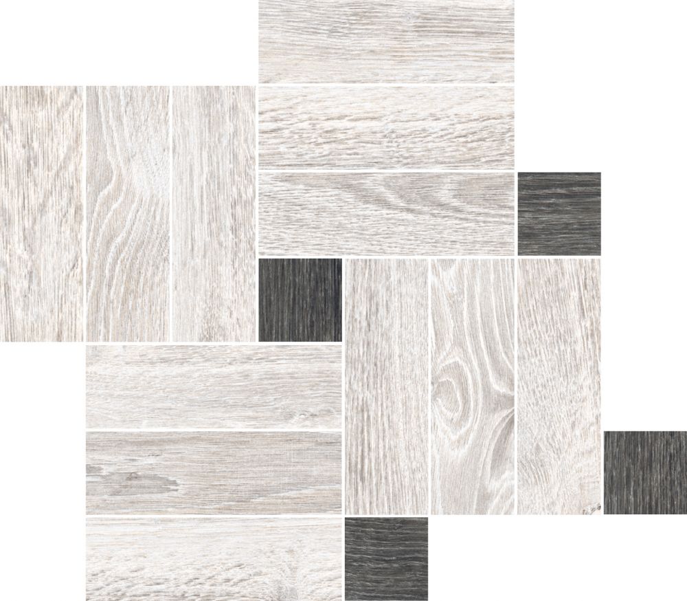 Ob10 White Mosaic 14 X 16