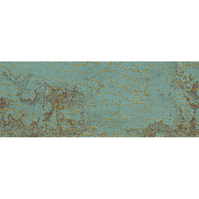 Patina Gold Green Deco 17.6 X 47