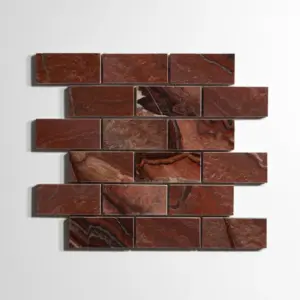 Red Onyx 2" x 4" Brick