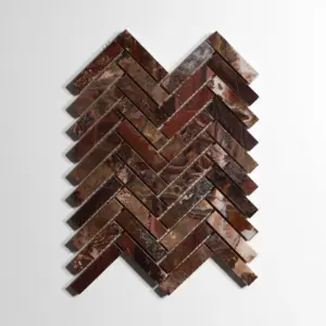 Red Onyx Herringbone