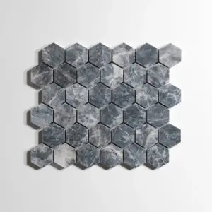 Riviera Gray Hexagon