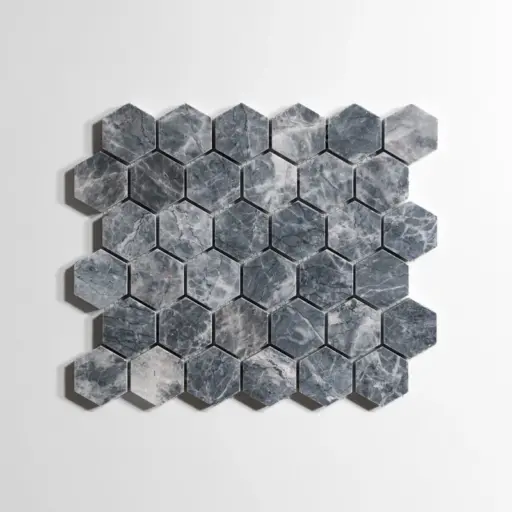Riviera Gray Hexagon