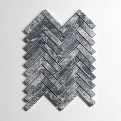 Riviera Gray Herringbone