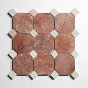 Rojo Breccia 4" Octagon