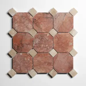 Rojo Breccia 4" Octagon