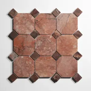 Rojo Breccia 4" Octagon