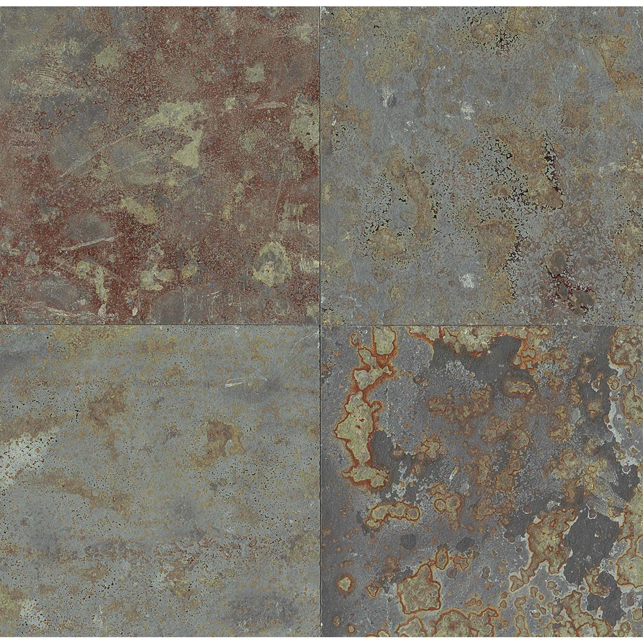 Brazilian Multicolor 24" x 24" Gauged Slate Tile
