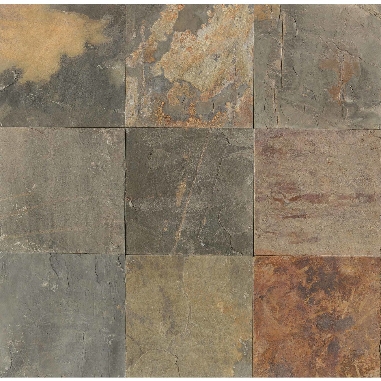 Butterscotch 16" x 16" Gauged Slate Tile