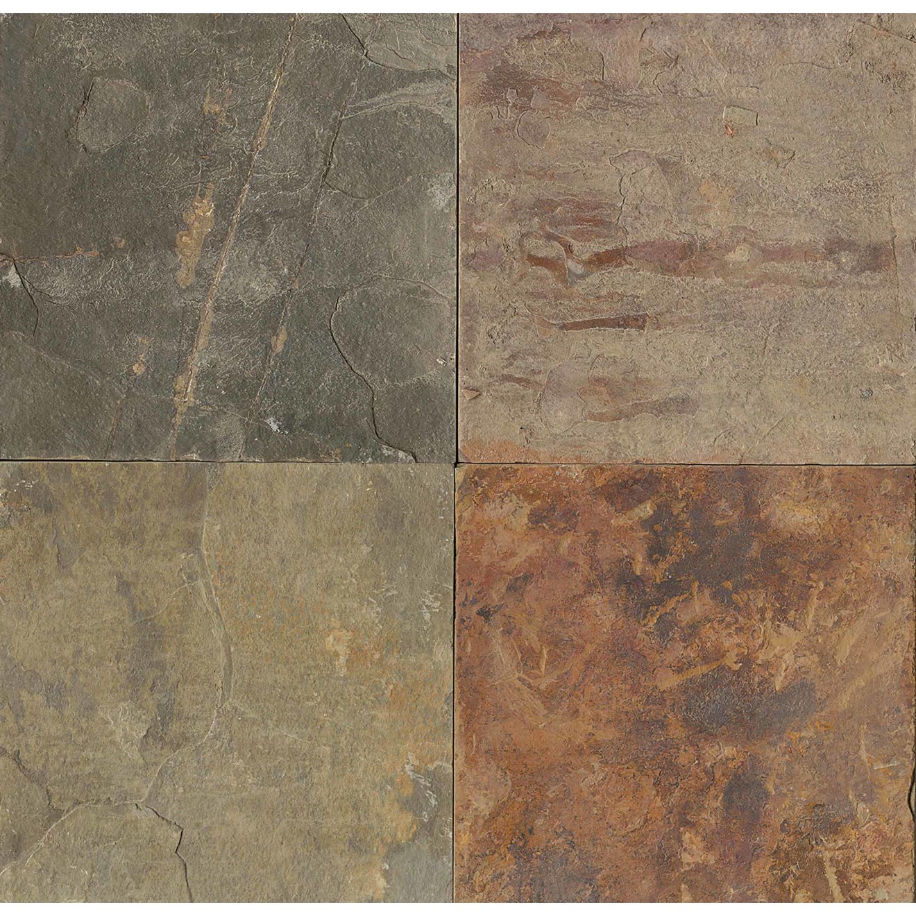 Butterscotch 24" x 24" Gauged Slate Tile