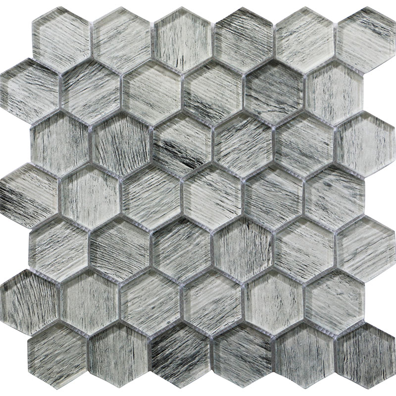 Silver Pine Hex 11.8 X 11.8