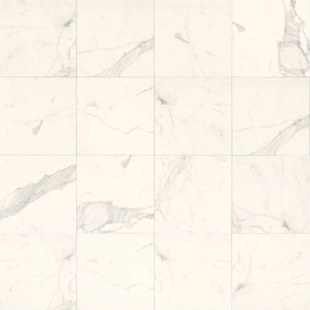 Classic 12" x 12" Floor & Wall Tile in Statuarietto