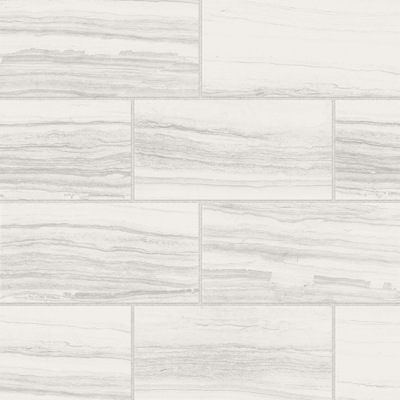 Highland 12" x 24" Floor & Wall Tile in White