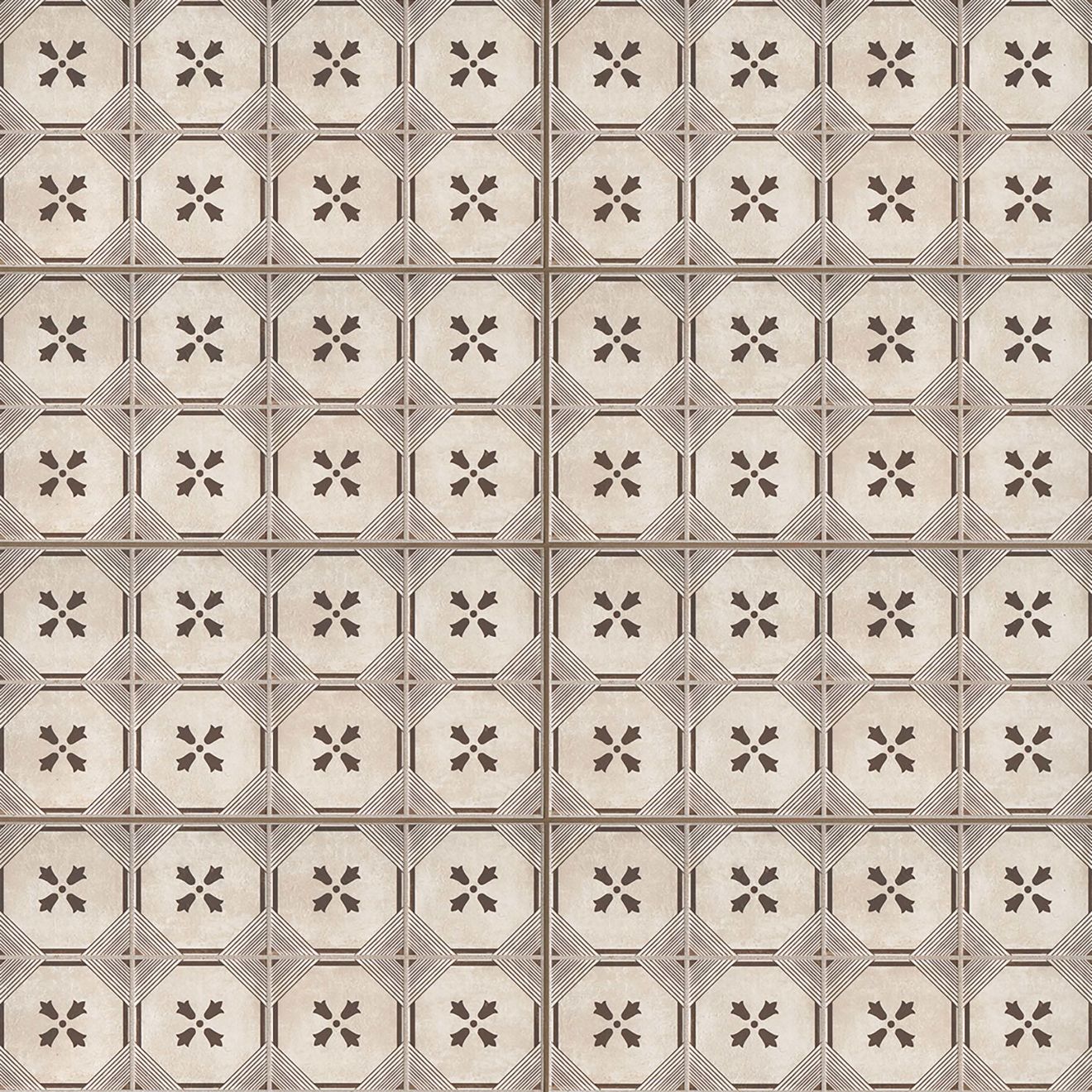 Palazzo 12" x 24" Decorative Tile in Antique Cotto Dynasty