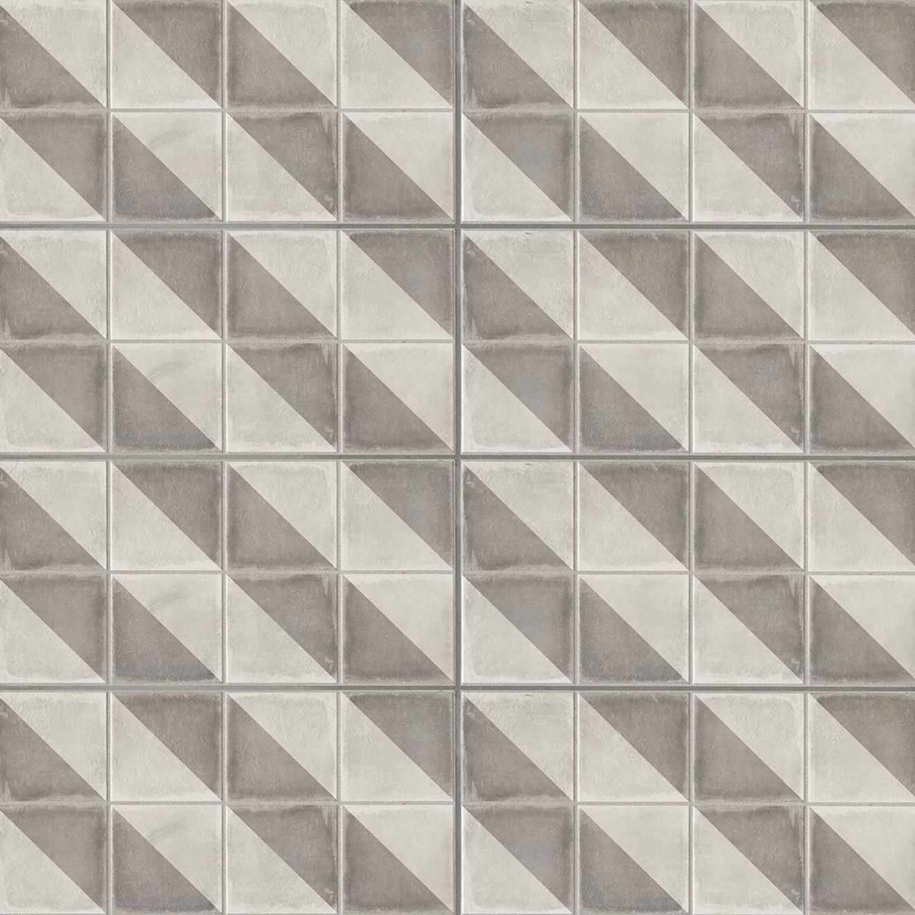 Palazzo 12" x 24" Decorative Tile in Vintage Grey Villa